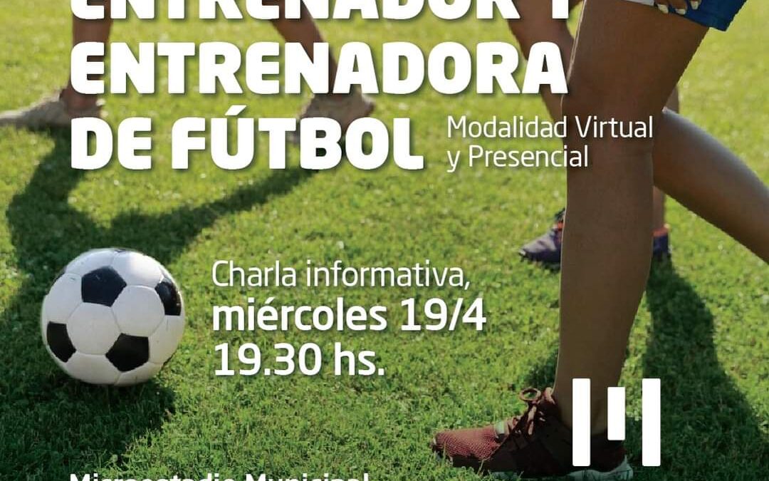 Curso Municipal de Entrenador o Entrenadora de fútbol en Morón