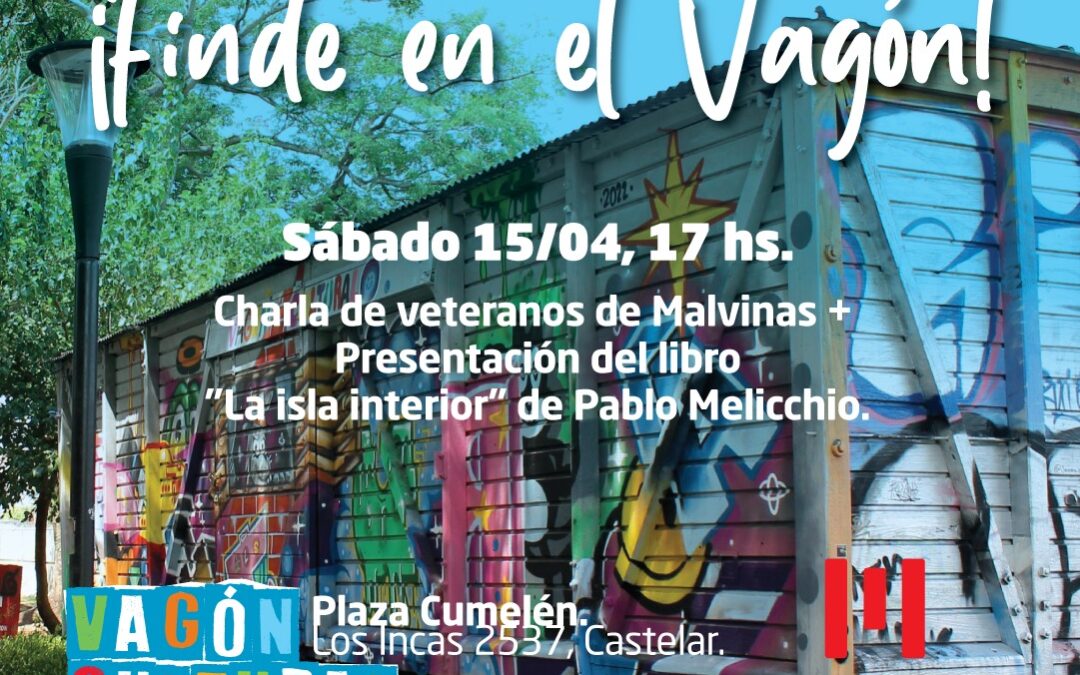 Sábado en Castelar: Charla de los Veteranos de Malvinas y la presentación del libro «La Isla Interior» de Pablo Melicchio
