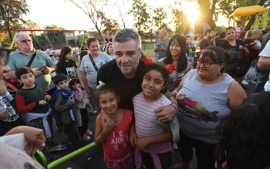 Hurlingham: Zabaleta inauguró el corredor “Cañuelas” y presentó la construcción de un nuevo parque lineal