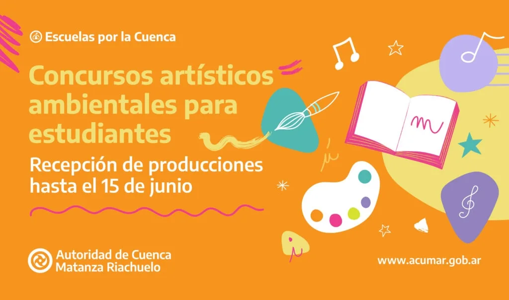 Educación Ambiental: últimas semanas para participar en los concursos artísticos ambientales de ACUMAR