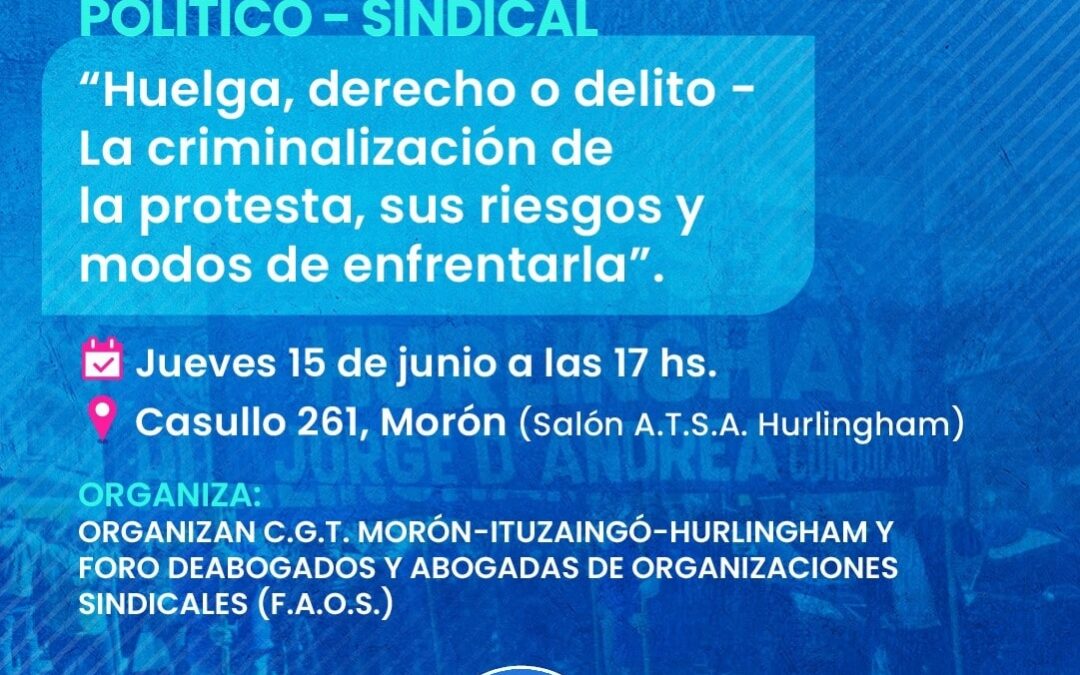 JORNADA DE CAPACITACIÓN POLÍTICO – SINDICAL