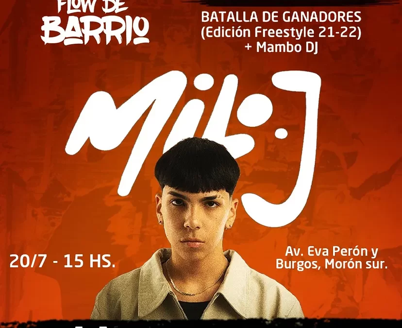 Morón: Festival gratuito por el Día del Amigo