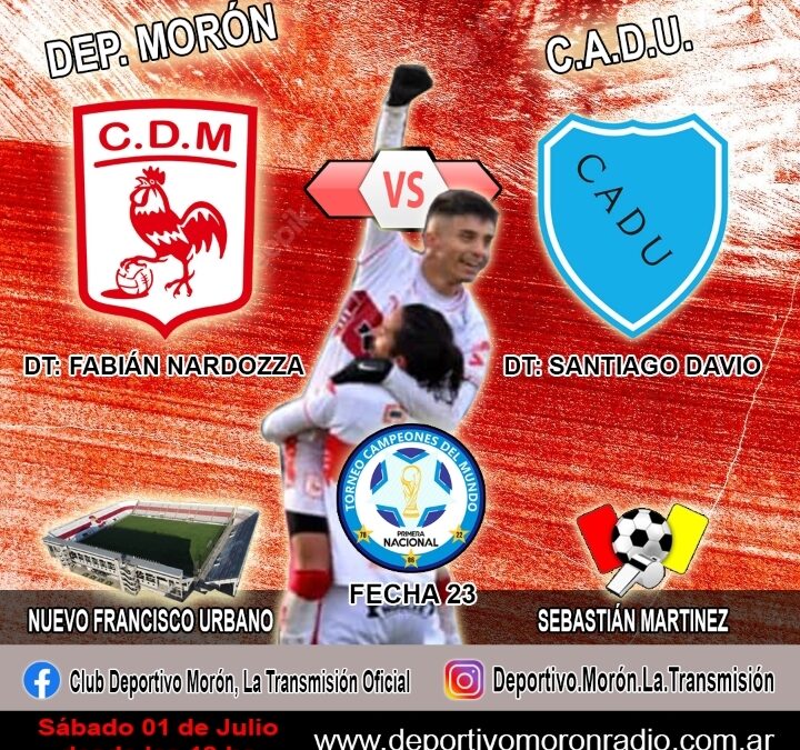 Deportivo Morón vs Def. Unidos de Zárate. ¿Tres al hilo, o más?