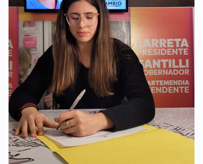 MICAELA GIUBILATO, LA CANDIDATA JOVEN DEL GEN MORÓN QUE ACOMPAÑA A LEANDRO UGARTEMENDIA EN EL ESPACIO JUNTOS POR EL CAMBIO