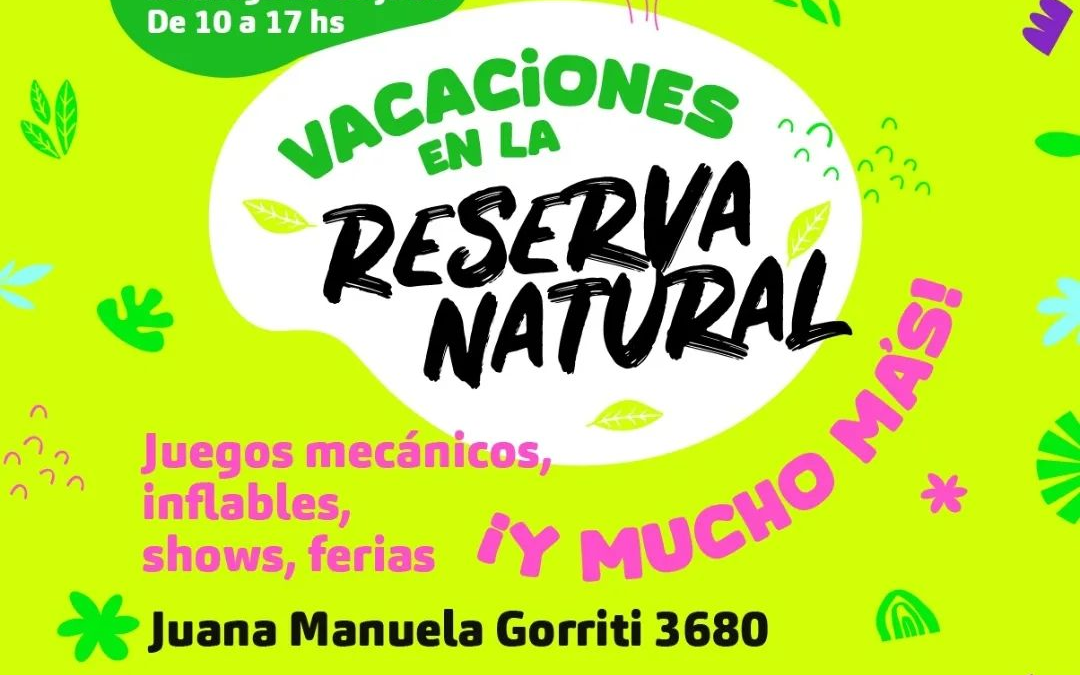 Hurlingham: Vacaciones de invierno en la Reserva Natural Pte. Néstor Kirchner