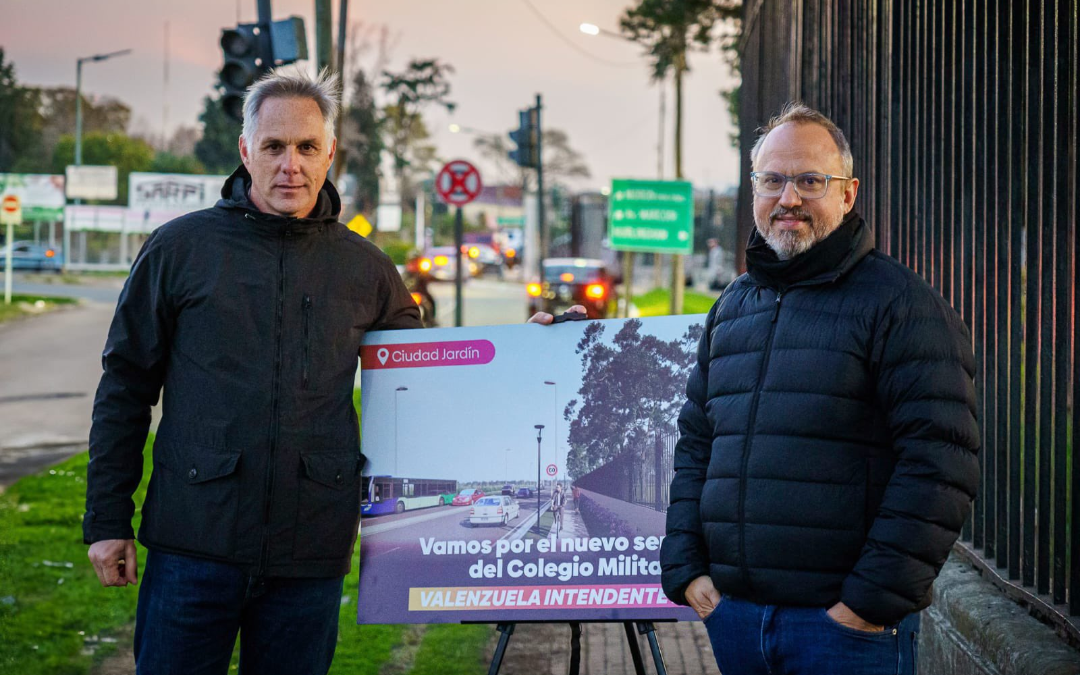 @dievalen: » Con @LeaUgartemendia candidato intendente en Morón presentamos una idea que va a beneficiar mucho a ambos municipios: un sendero aeróbico alrededor del Colegio Militar.
