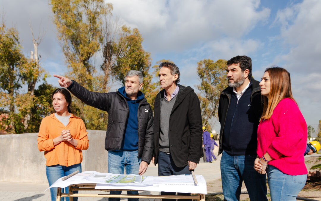 Zabaleta y Katopodis anunciaron el inicio de una obra que conectará las dos principales arterias viales del distrito