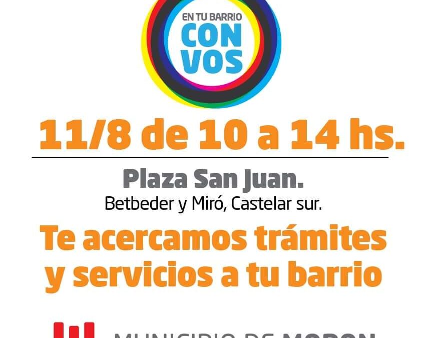 Castelar: Programa EnTuBarrioConVos en Castelar sur