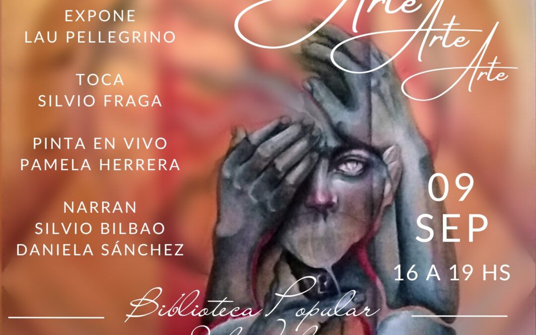 CASTELAR: El Ciclo Arte Arte Arte se presentará en la Biblioteca Popular 9 de Julio