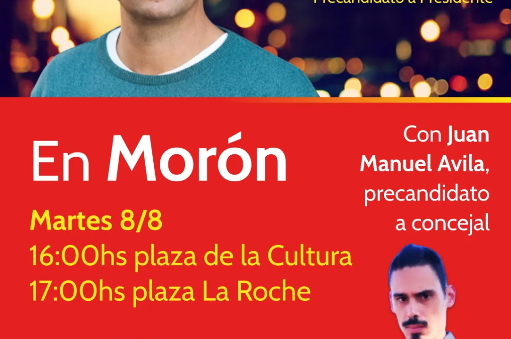 MORON: EL PRECANDIDATO A PRESIDENTE POR EL ESPACIO FRENTE DE IZQUIERDA UNIDA, PARTIDO OBRERO, GABRIEL SOLANO VISITARÁ MORON