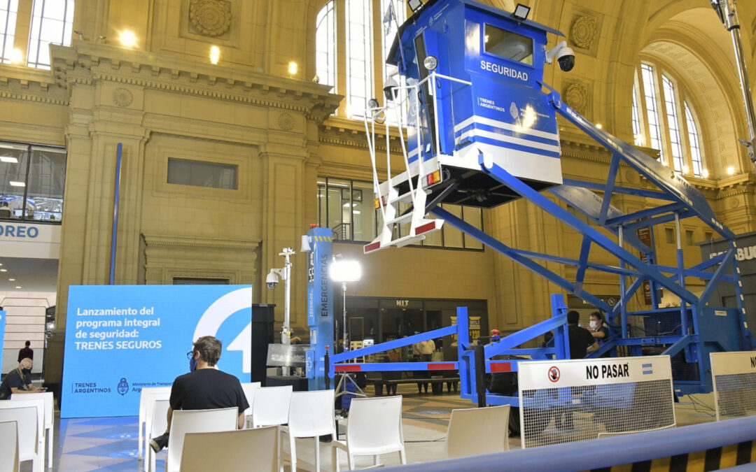 TRENES ARGENTINOS  PROGRAMA TRENES SEGURA: NUEVAS TORRES DE SEGURIDAD