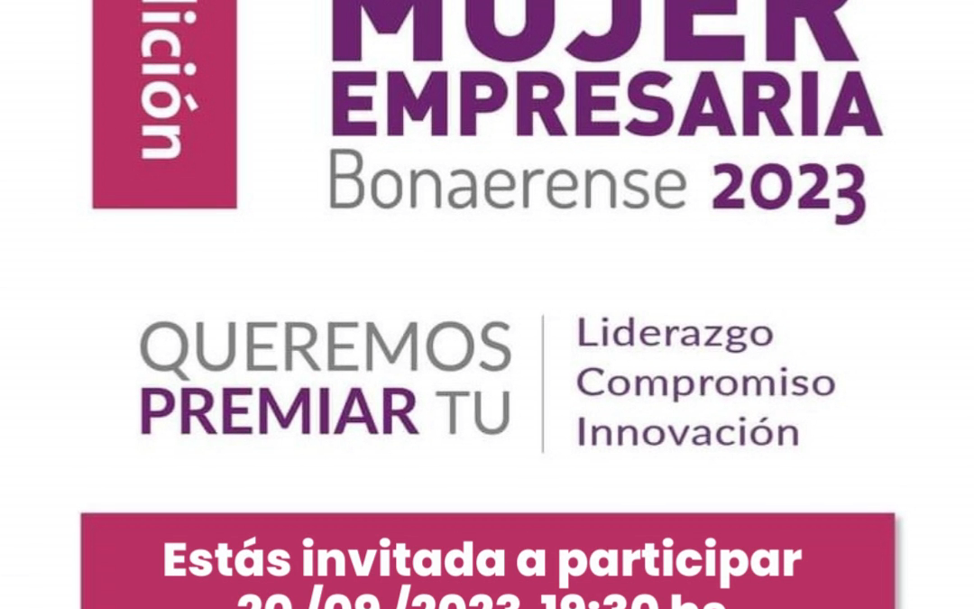 Haedo  𝗖𝗢𝗡𝗩𝗢𝗖𝗔N 𝗔 𝗘𝗠𝗣𝗥𝗘𝗦𝗔𝗥𝗜𝗔𝗦 𝗬 𝗘𝗠𝗣𝗥𝗘𝗡𝗗𝗘𝗗𝗢𝗥𝗔𝗦 𝗣𝗔𝗥𝗔 𝗦𝗘𝗥 𝗖𝗔𝗡𝗗𝗜𝗗𝗔𝗧𝗔𝗦 𝗔𝗟 “𝗣𝗥𝗘𝗠𝗜𝗢 𝗠𝗨𝗝𝗘𝗥 𝗘𝗠𝗣𝗥𝗘𝗦𝗔𝗥𝗜𝗔 𝗕𝗢𝗡𝗔𝗘𝗥𝗘𝗡𝗦𝗘 𝟮𝟬𝟮3”