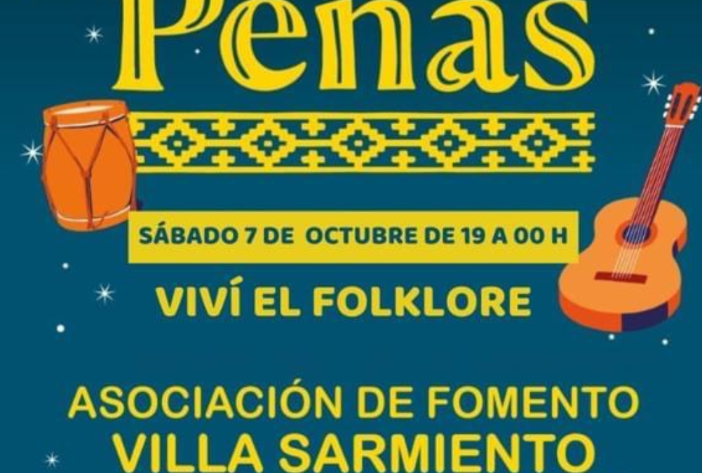 ASOCIACION DE FOMENTO VILLA SARMIENTO  VILLA SARMIENTO: SE LLEVARÁ A CABO LA «NOCHE DE LAS PEÑAS»