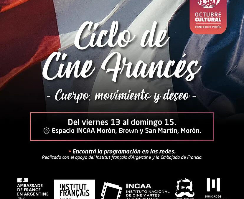 MORÓN: Ciclo de Cine Francés en el Teatro Municipal Gregorio Laferrere