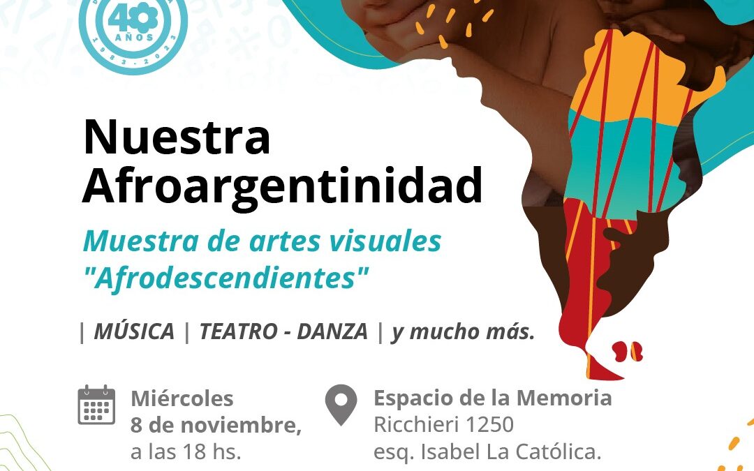 HURLINGHAM: Muestra de artes visuales «Afrodescendientes»