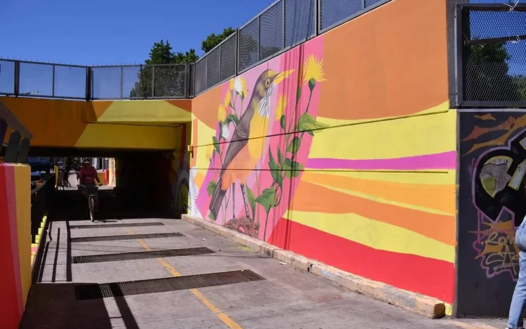MORÓN: ARTISTAS LOCALES DEL VILLA MECENAS APORTARON SU CREATIVIDAD EN EL TÚNEL DE FRENCH