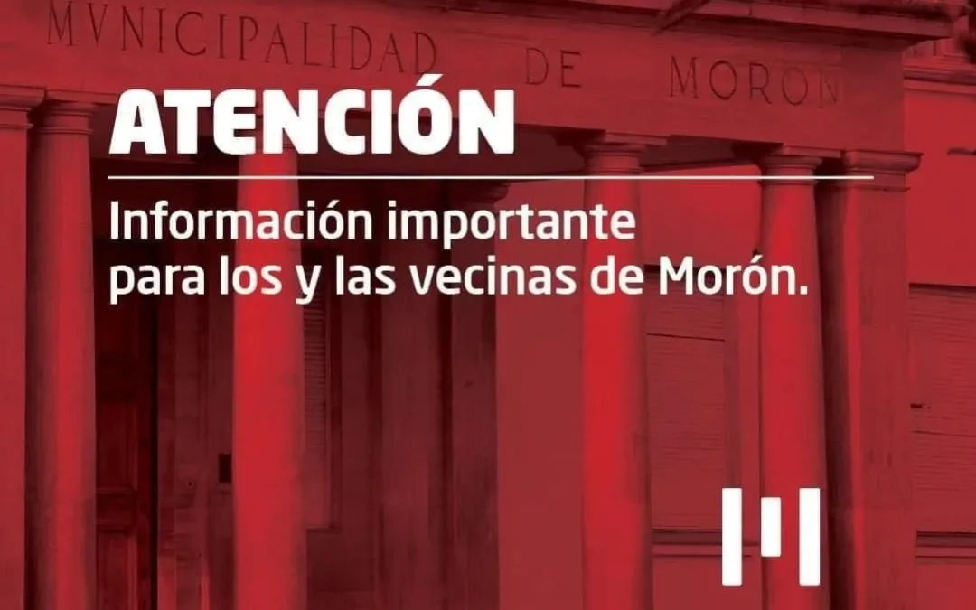 Morón: Cronograma de servicios para Año Nuevo