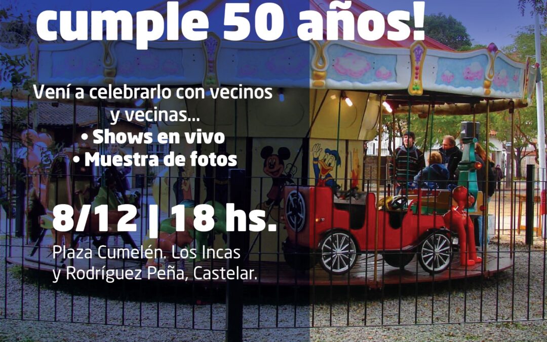 CASTELAR: LA CALESITA DE ATILIO CUMPLE 50 AÑOS Y SE FESTEJA CON TODO!!