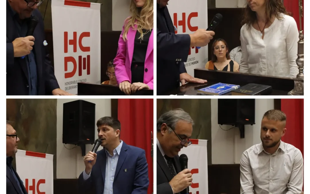 MORÓN: JURARON LOS NUEVOS CONCEJALES Y CONCEJALAS