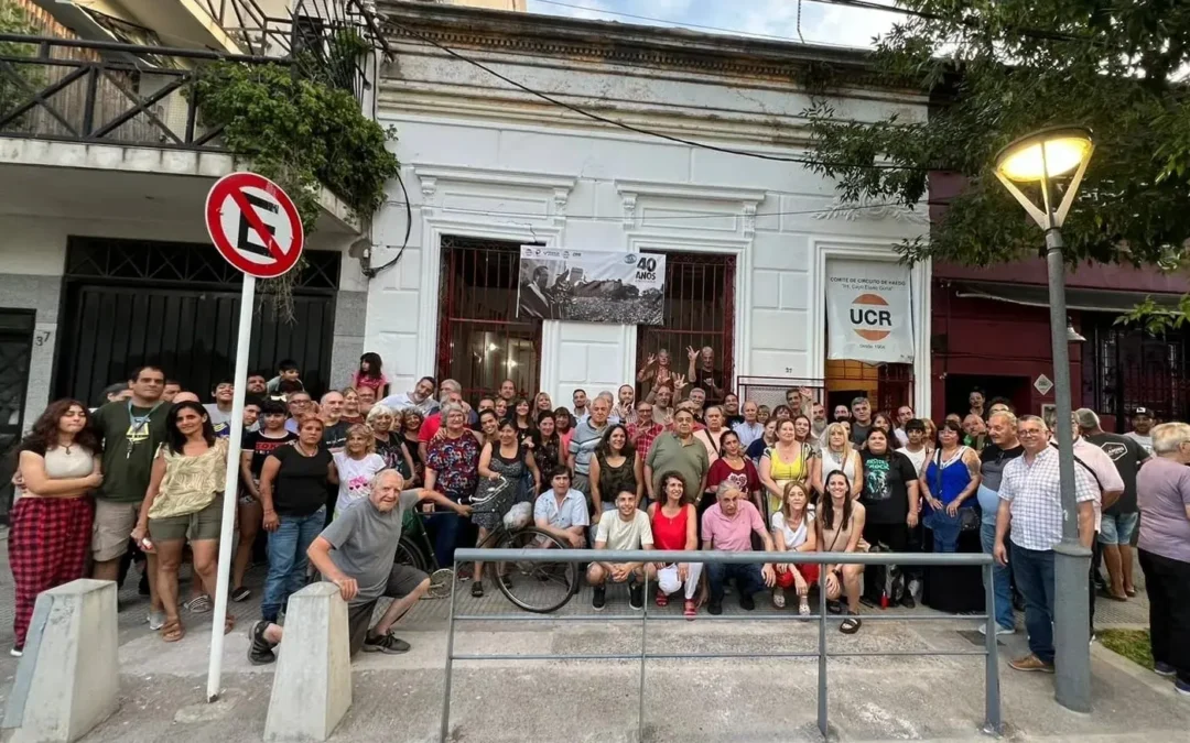 HAEDO: Festejo por los 40 años de democracia en el Comité de UCR