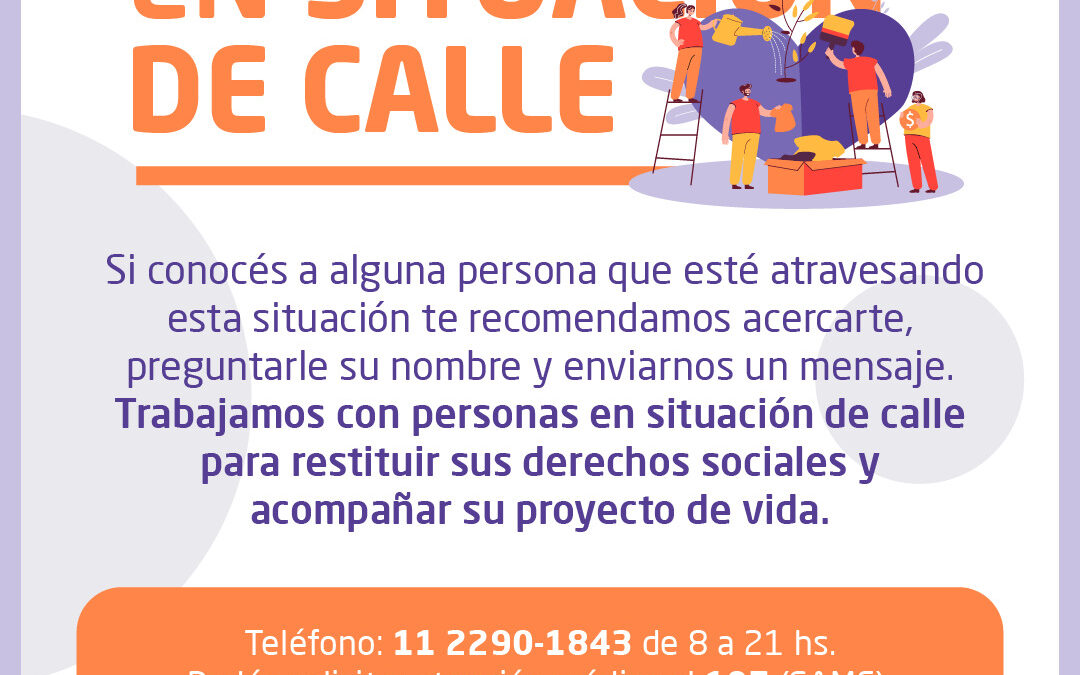 MORÓN : NUEVA LÍNEA DE AYUDA PARA LAS PERSONAS EN SITUACIÓN DE CALLE EN EL DISTRITO