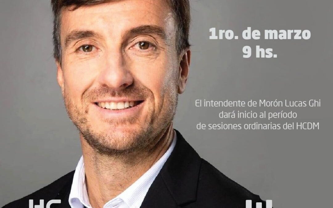 MORÓN: APERTURA DE SESIONES ORDINARIAS EN EL HONORABLE CONCEJO DELIBERANTE