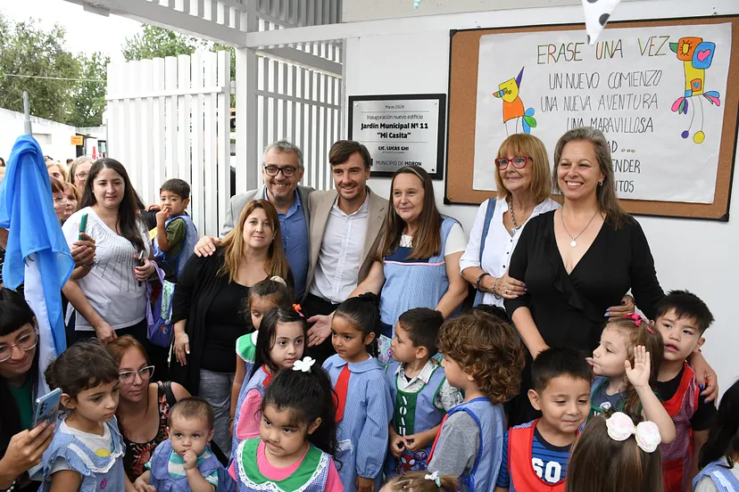 MORÓN: QUEDÓ INAUGURADO UN NUEVO JARDIN DE INFANTES MUNICIPAL