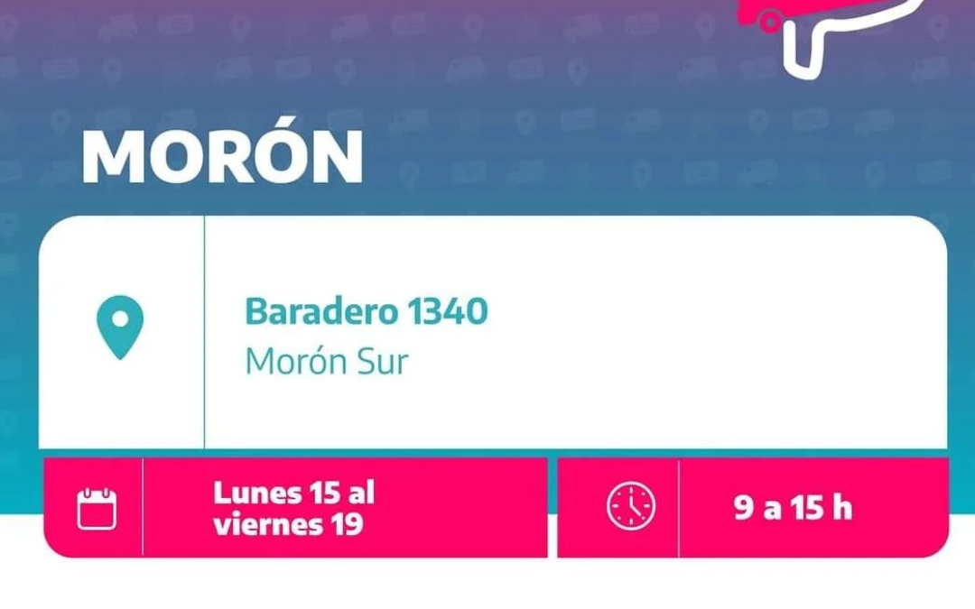 MORÓN SUR: OPERATIVO DE DOCUMENTACIÓN