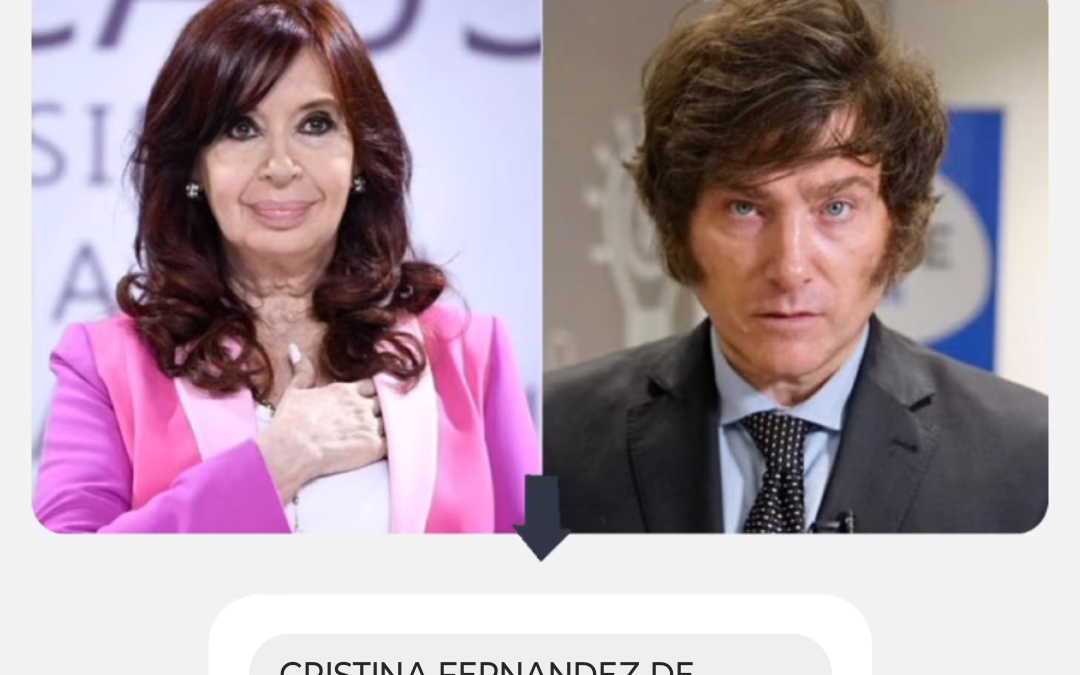 DOMINGO DE ENCUESTA:   CRISTINA FERNANDEZ DE KIRCHNER VS JAVIER MILEI  : ¿QUIÉN TE REPRESENTA MÁS?