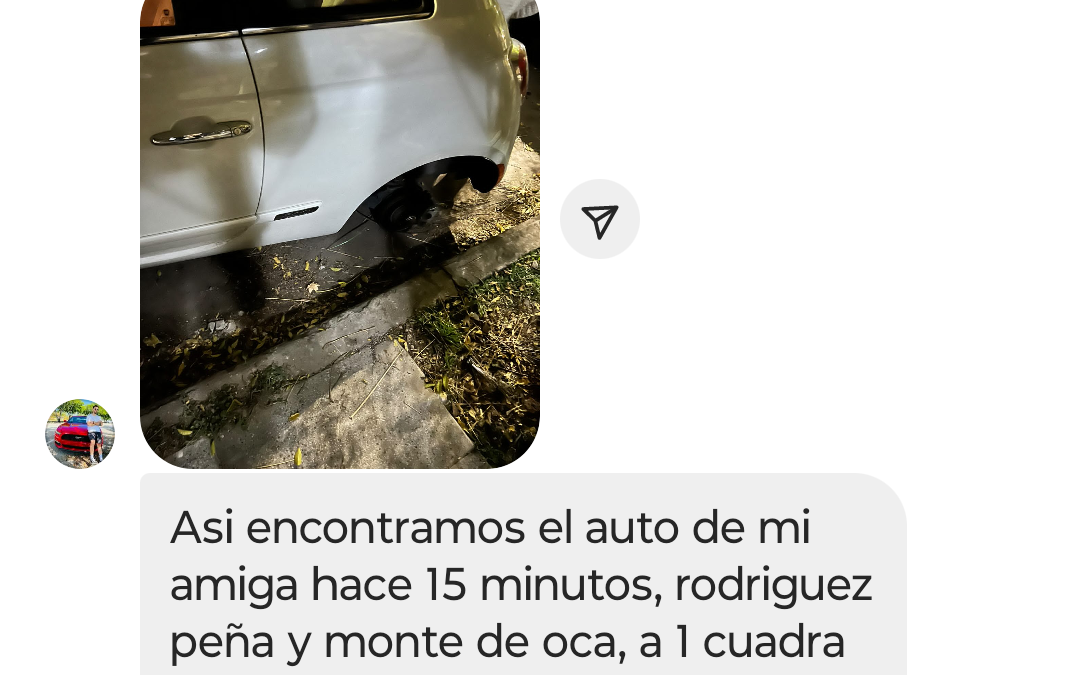 CASTELAR: CONTINÚAN LOS ROBOS DE RUEDAS DE AUTOS EN CASTELAR