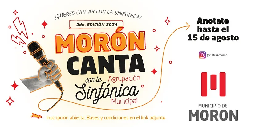 MORÓN: Llega la 2da  Edición de «Morón Canta»