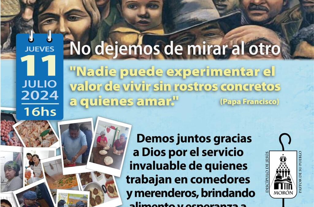 MORÓN: MISA POR LA ALIMENTACIÓN DIGNA » NO DEJEMOS DE MIRAR AL OTRO»