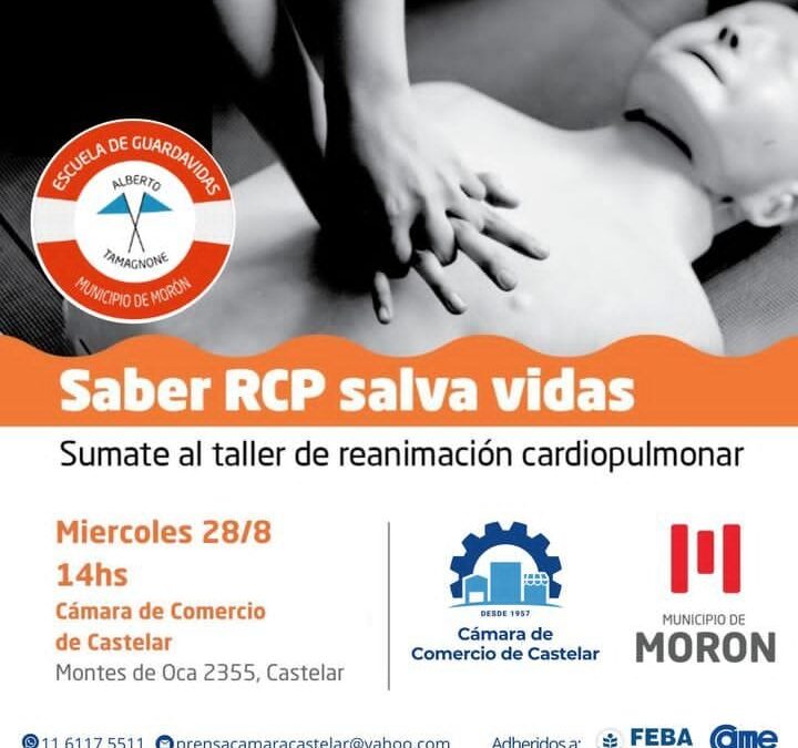CASTELAR: CURSO DE RCP Y PREVENCIÓN DE AHOGAMIENTO EN LA CÁMARA DE COMERCIO LOCAL
