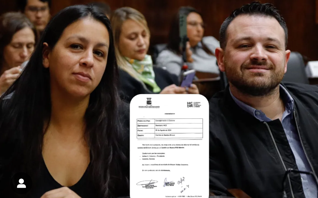 MORÓN: HCD: EL BLOQUE «JUNTOS POR EL CAMBIO» ANUNCIÓ QUE PASA A LLAMARSE » NUEVO PRO MORÓN»
