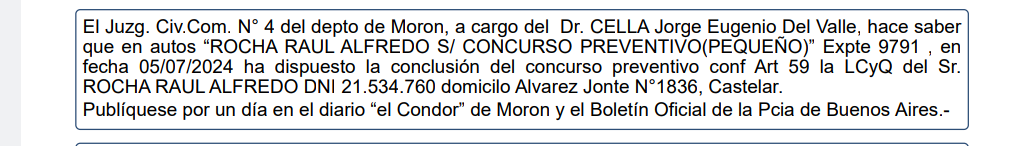 EDICTO JUDICIAL 