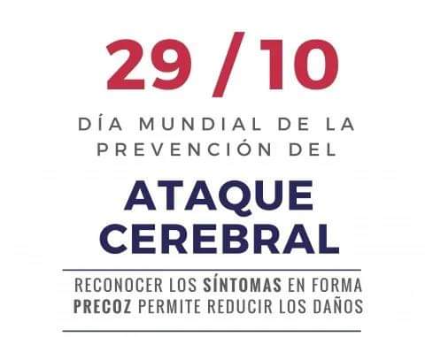 29 de Octubre: Día mundial del Accidente Cerebrovascular (conocido por la sigla ACV)