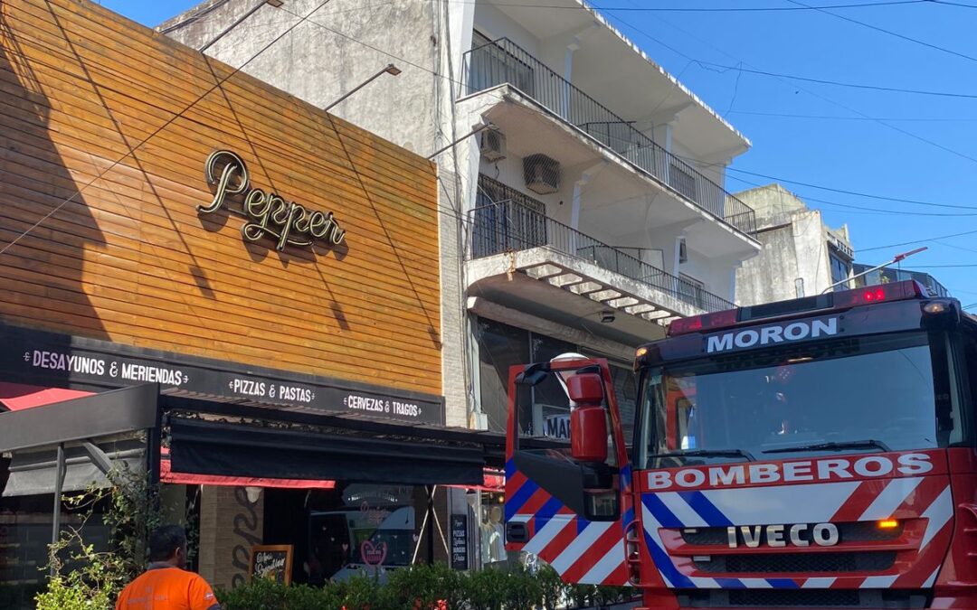 MORÓN: SE PRODUJO UN INCENDIO EN PEPPER MORON