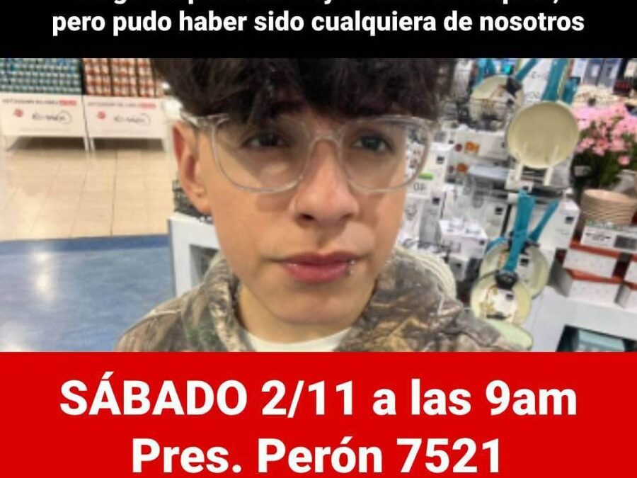 ITUZAINGÓ: FAMILIARES, AMIGOS Y COMPAÑEROS Y VECINOS MARCHAN PIDIENDO » JUSTICIA POR EZEQUIEL»