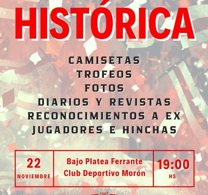 Muestra Histórica en Deportivo Morón