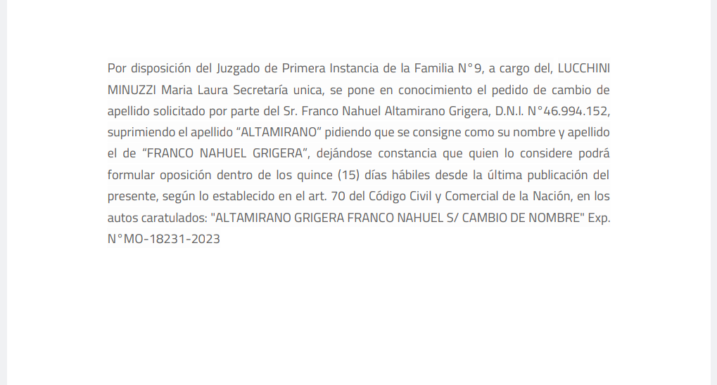 EDICTO JUDICIAL 