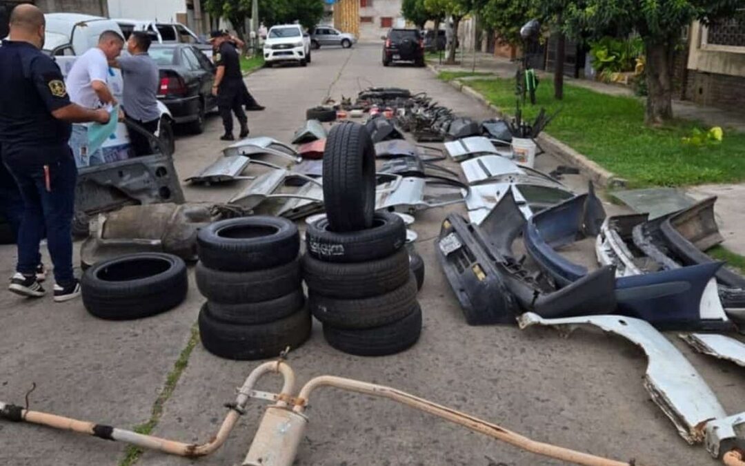 MORÓN: DESMANTELAN UNA BANDA DEDICADA AL ROBO Y DESARME DE AUTOS