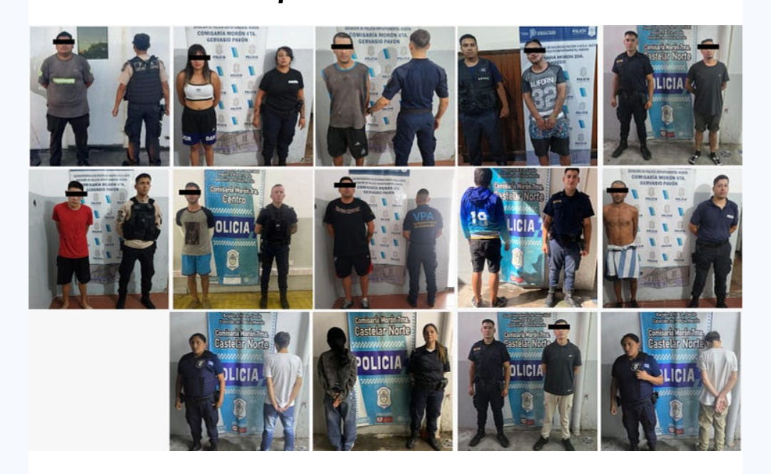 Morón: Once detenidos en operativos de prevención contra “motochorros”