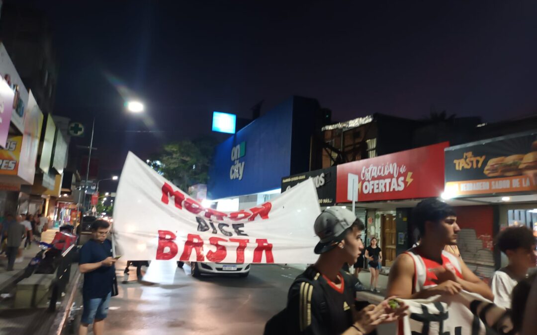 SEGURIDAD: MORON NUEVAMENTE DICE BASTA: VECINOS AUTOCONVOCADOS SE MANIFESTARON PARA PEDIR JUSTICIA Y SEGURIDAD
