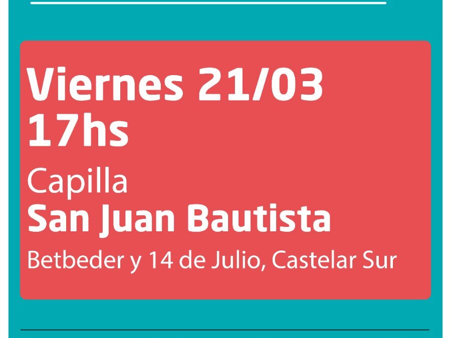CASTELAR SUR: FORO 3era: PRIMERA REUNIÓN DE INSTITUCIONES