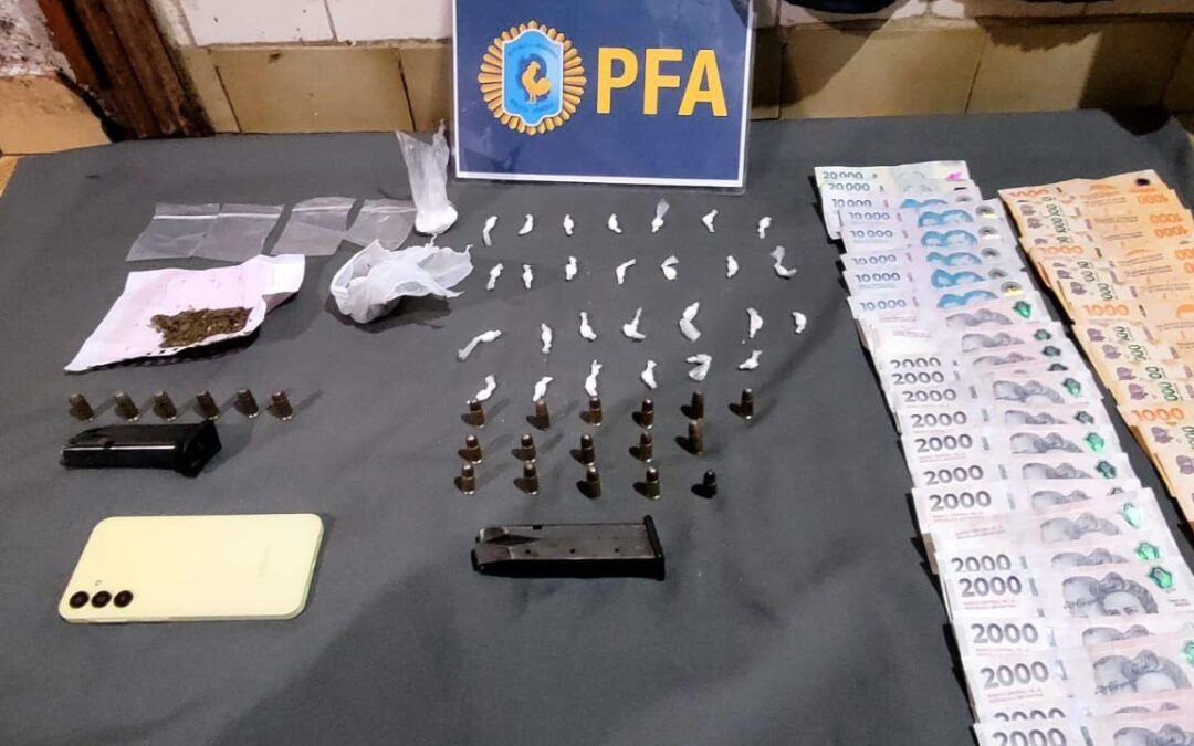 MATANZA: TRAS 9 ALLANAMIENTOS, LA PFA DESBARATÓ A UNA NARCOBANDA QUE OPERABA EN EL OESTE DEL CONURBANO