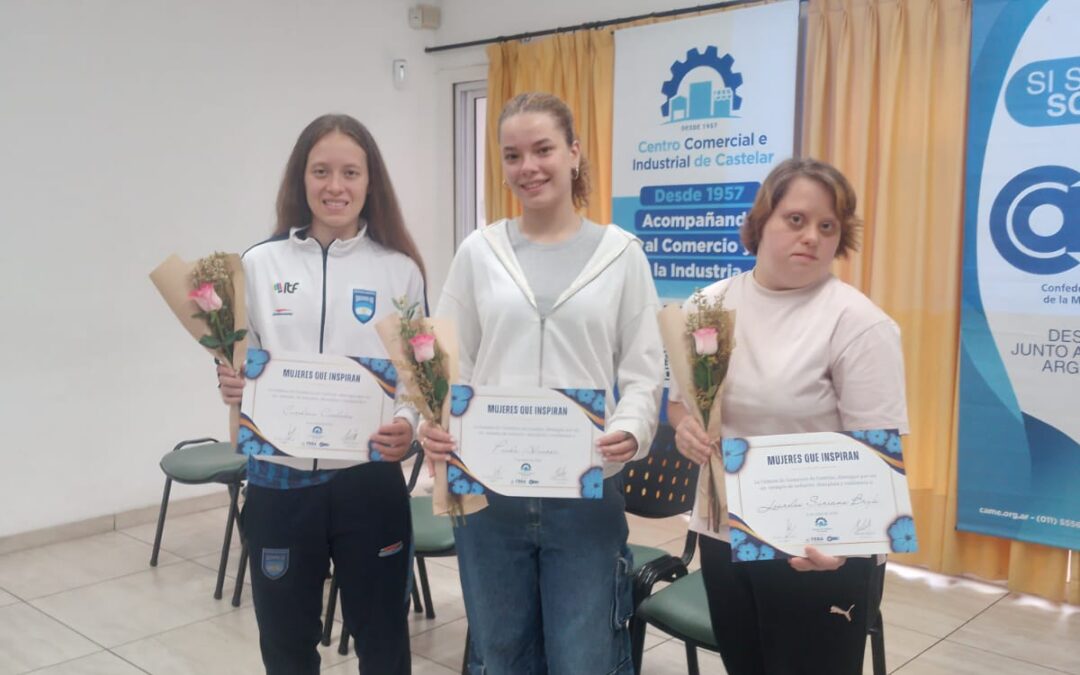 CASTELAR: » MUJERES QUE INSPIRAN» FUERON HOMENAJEADAS POR LA CÁMARA DE COMERCIO LOCAL