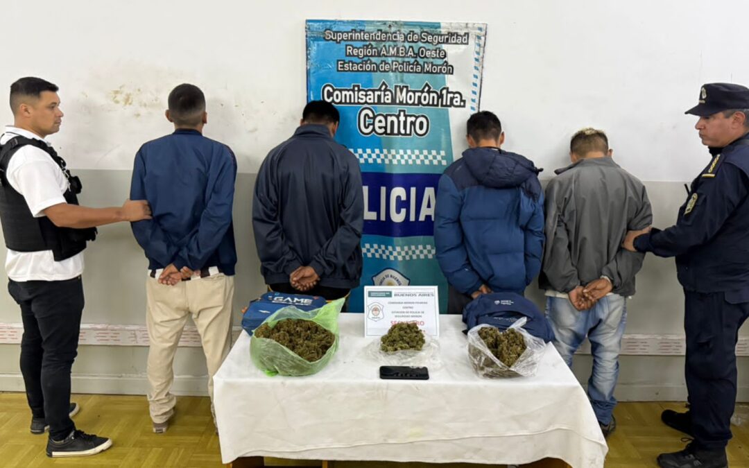 MORÓN: SEGURIDAD: OLA DE ALLANAMIENTOS Y APREHENSIONES EN EL DISTRITO