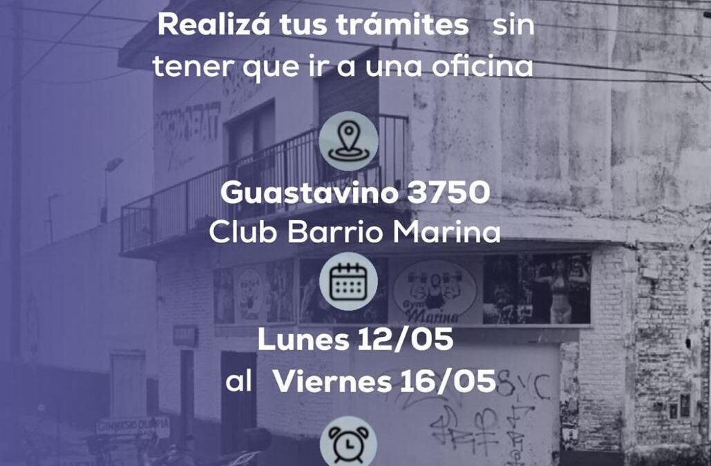 CASTELAR SUR: BARRIO MARINA: EL OPERATIVO ANSES LLEGA A TU BARRIO