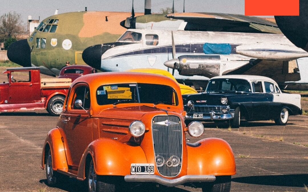 MORÓN: ENCUENTRO NACIONAL DE HOT ROD EN EL MUSEO NACIONAL DE AERONÁUTICA