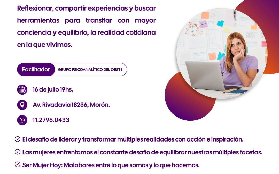 MORÓN: ACIM MUJERES: «SER MUJER MULTITASKING HOY», UNA CHARLA PARA REFLEXIONAR SOBRE LOS DESAFÍOS, ROLES Y EXPECTATIVAS EN LA VIDA MODERNA